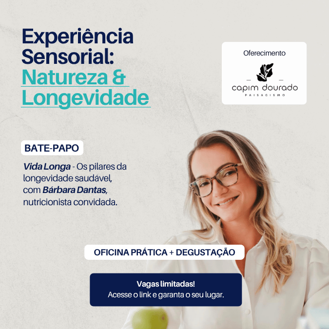 Capa Experiência Sensorial: Natureza e Longevidade