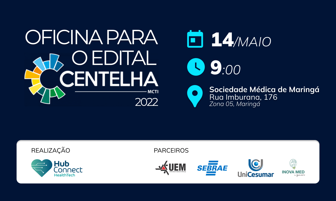 Imagem de Oficina de orientação para submissão de projetos ao Edital Centelha 2022