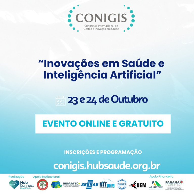 Capa IV CONIGIS - Congresso Internacional de Gestão e Inovação em Saúde