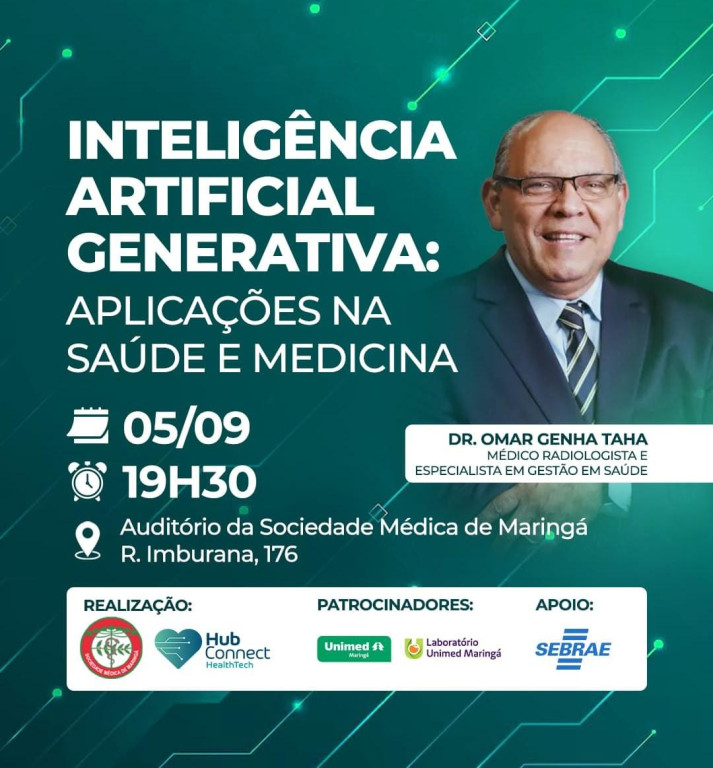 Capa Inteligência Artificial Generativa: Aplicações na Saúde e Medicina