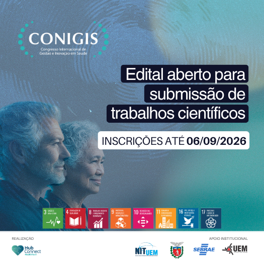 Capa Submissões de trabalhos científicos - CONIGIS 2026