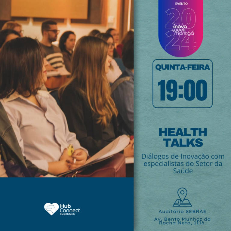 Imagem de Health Talks: Diálogos sobre Inovações em Saúde