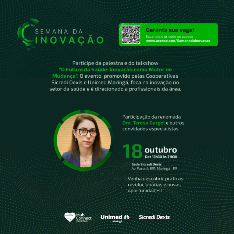 Capa Semana da Inovação - O Futuro da Saúde: Inovação como Motor de Mudança