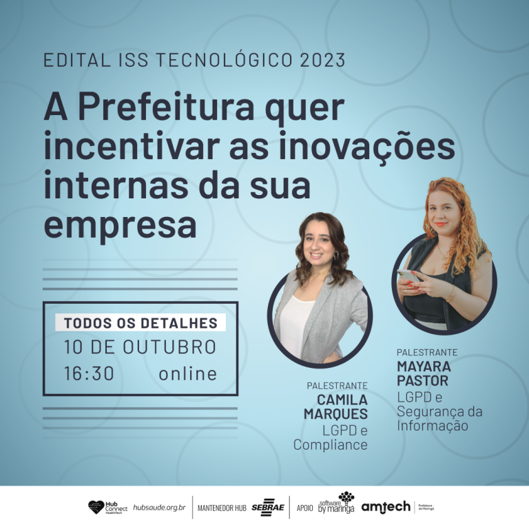 Imagem de Edital ISS Tecnológico 2023 com Camila Marques e Mayara Pastor